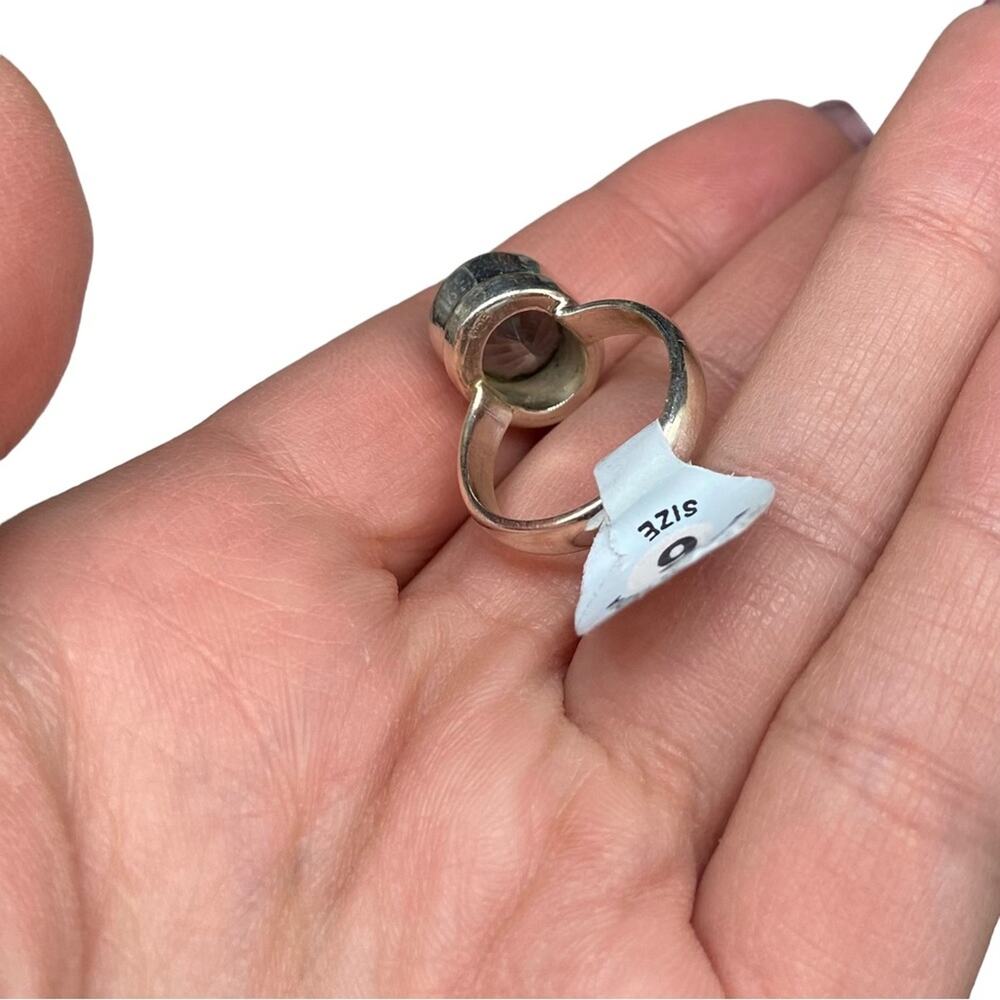 Hand Crafted Amethyst Silver Ring - image 5